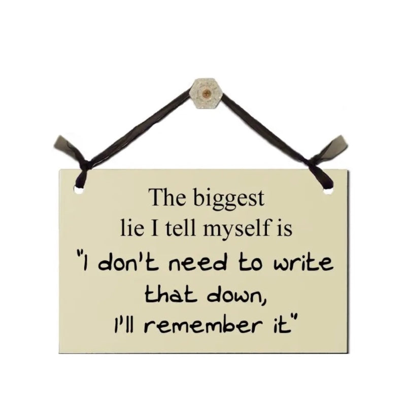 Sign - The Biggest Lie I Tell Myself…