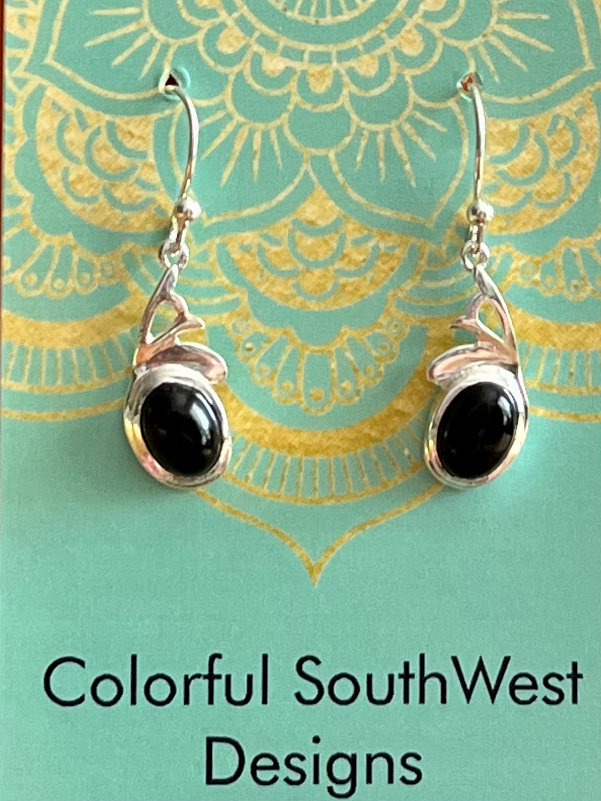 Quail Black Onyx Sterling Earrings