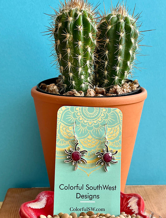 Ruby Sun earrings