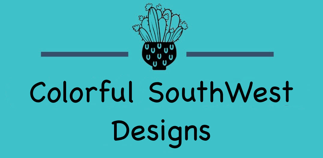 Colorful SouthWest Designs features Sterling Silver Earrings, Gifts, Handbags, pocket Tokens and more Western inspired products and art.