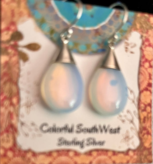 Opalite Sterling Silver Earrings
