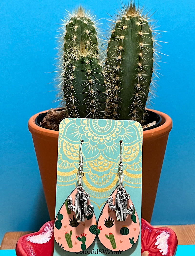 Cactus earrings that are fun