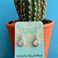 Rainbow Moonstone Sterling Dangles