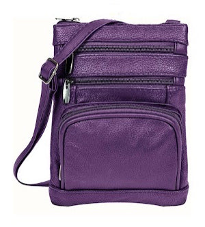 Purple Leather Purse