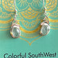 Quail Moonstone Sterling Earrings
