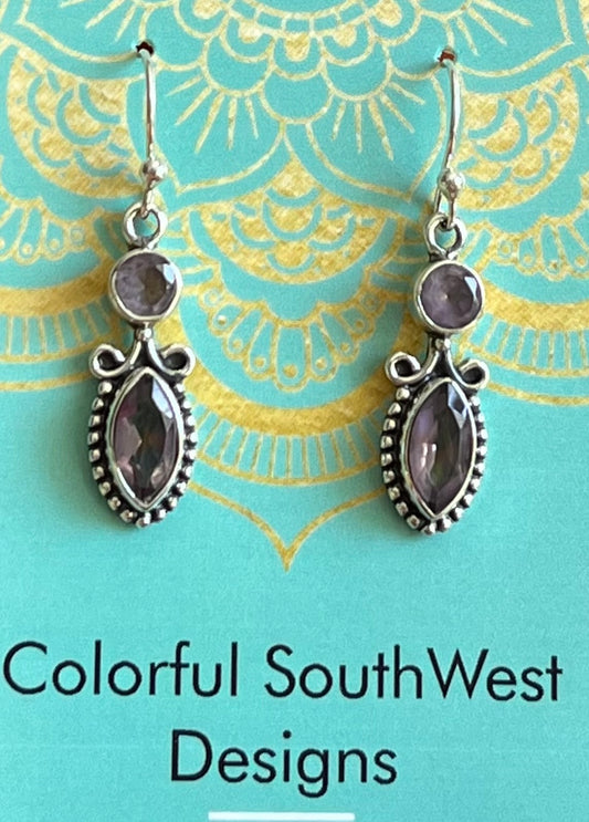 Amethyst Sterling Earrings