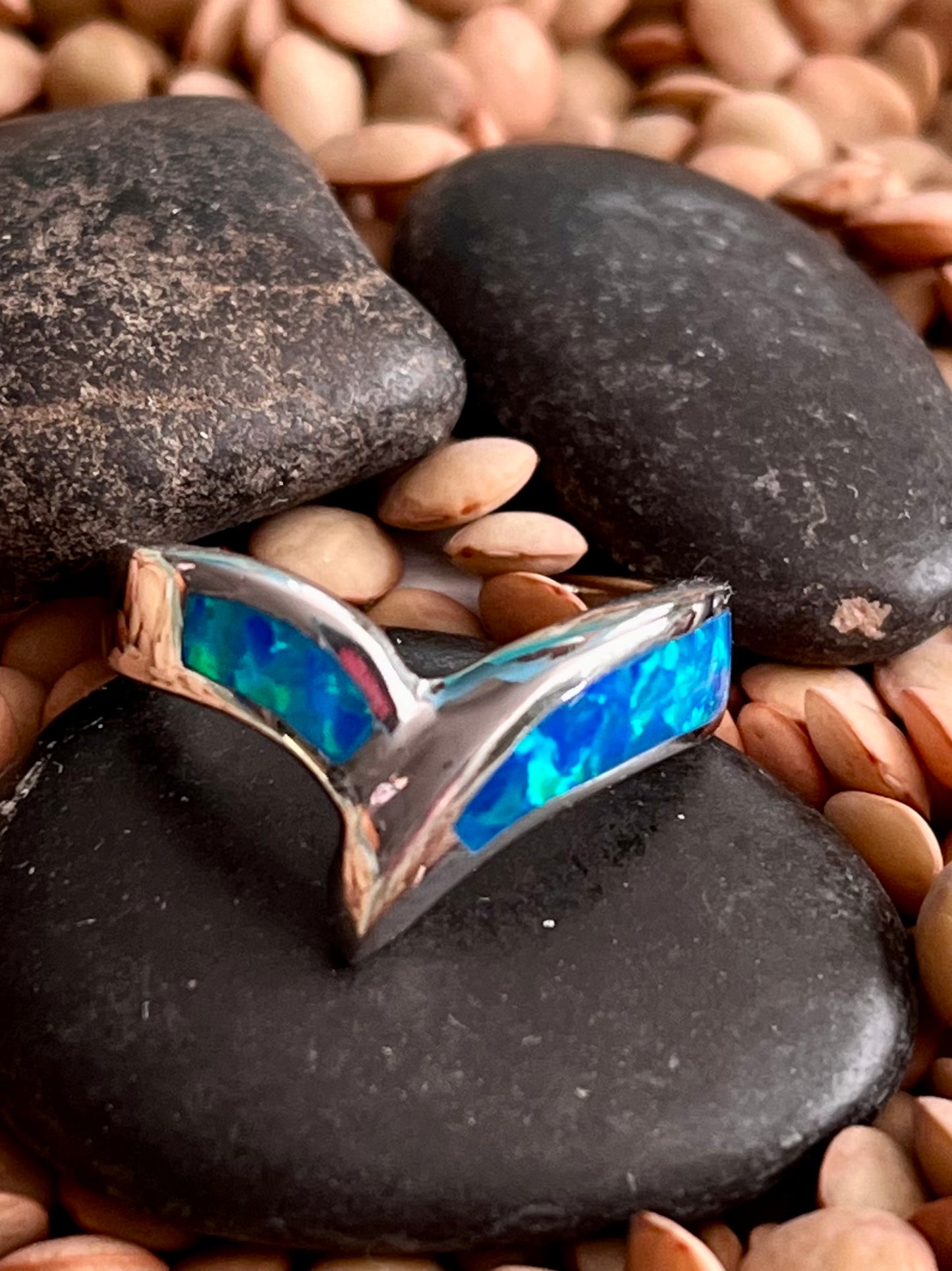 Sterling Ring Lab Opal 905